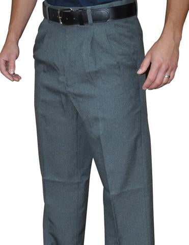 BBS374 - Smitty Pleated Base Pants with Expander Waist Band - Charcoal Grey